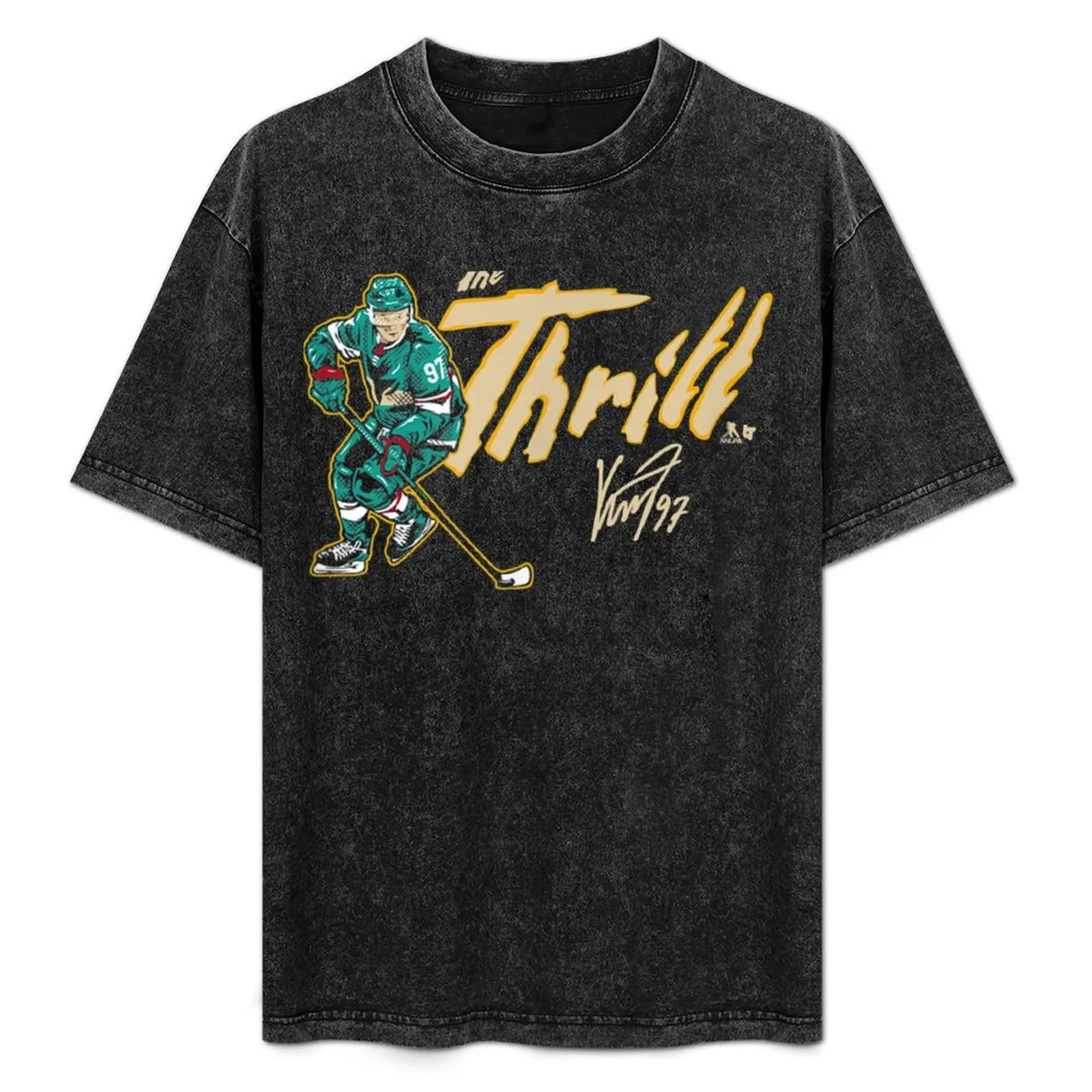 

Официально лицензированная футболка Kirill Kaprizov - Kirill The T-Shirt, свободного кроя, повседневная, с короткими рукавами
