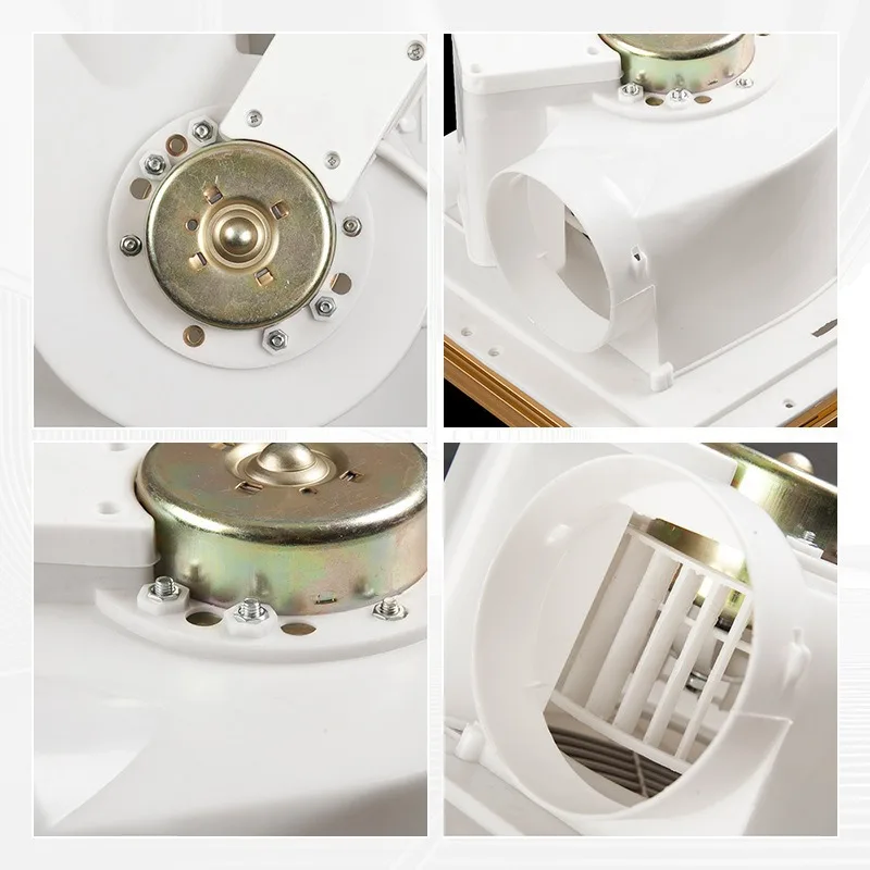 110V Ceiling Exhaust Fan Kitchen Bathroom Ventilation Fan Suitable for Integrated & Gypsum Ceiling