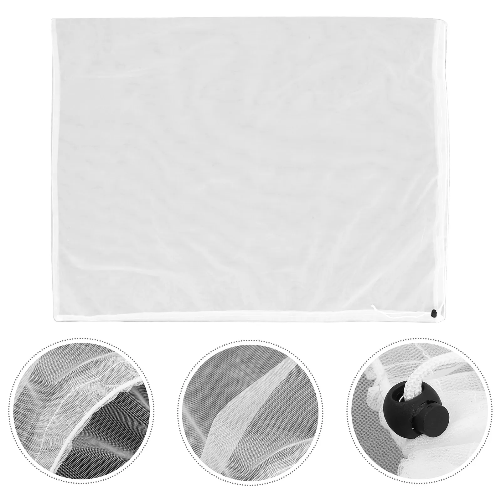 

Plant Cover With Drawstring Reusable Mesh Bagbird Barrier For Fruit Trees Frost Protection Bag Gardening Farming Use