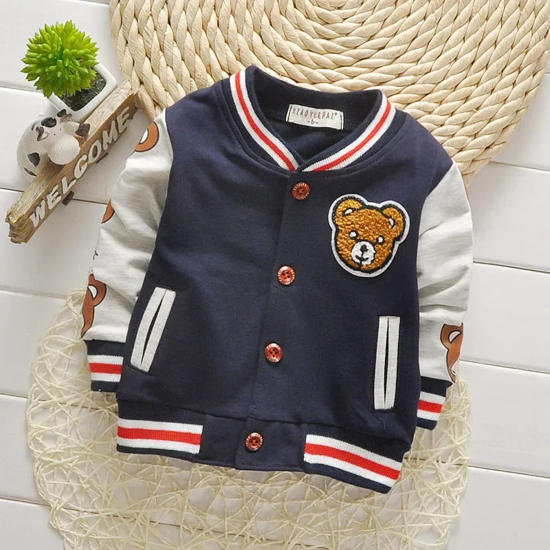 New Spring Autumn Baby Clothes Children Girls Boys Cartoon Jacket Toddler Fashion Sports Costume Infant Outfits Kids Sportswear