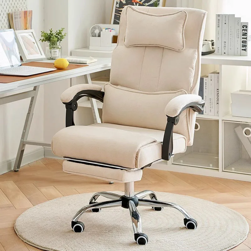 

Study Conference Office Chair White Rolling Reception Rotating Office Chair Executive Accent Bureau Meuble Modern Furniture