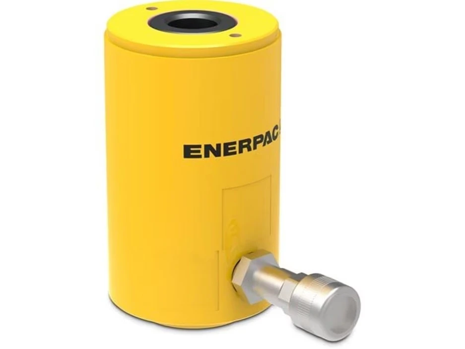 ENERPAC RCH121 125 kN Capacity 42 mm Stroke Single-Acting Hollow Plunger Hydraulic Cylinder