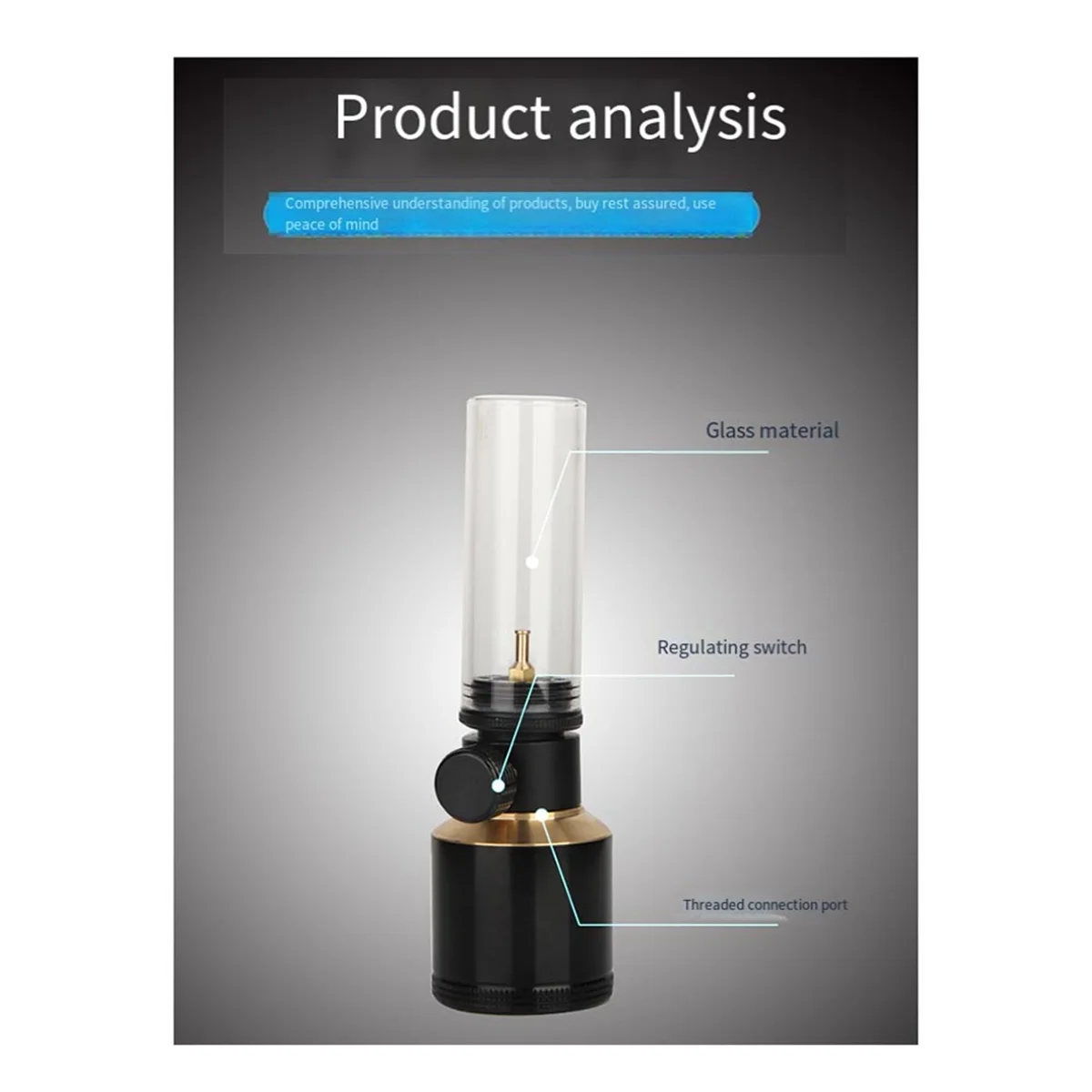 

Camping Gas Lamp Candle, Atmosphere Gas Light