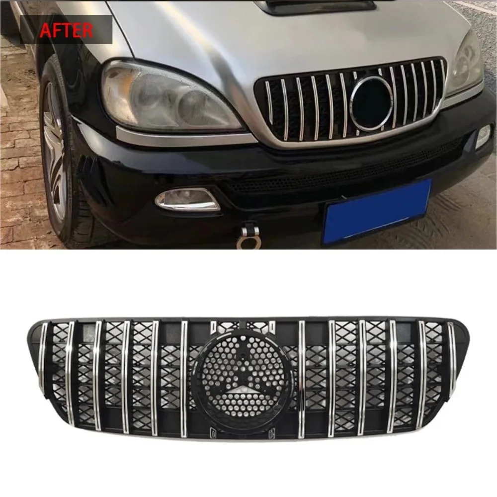 

For 1998-2004 Mercedes-benz ML W163 Racing Grille Front Bumper Grill Body Kit Accessories