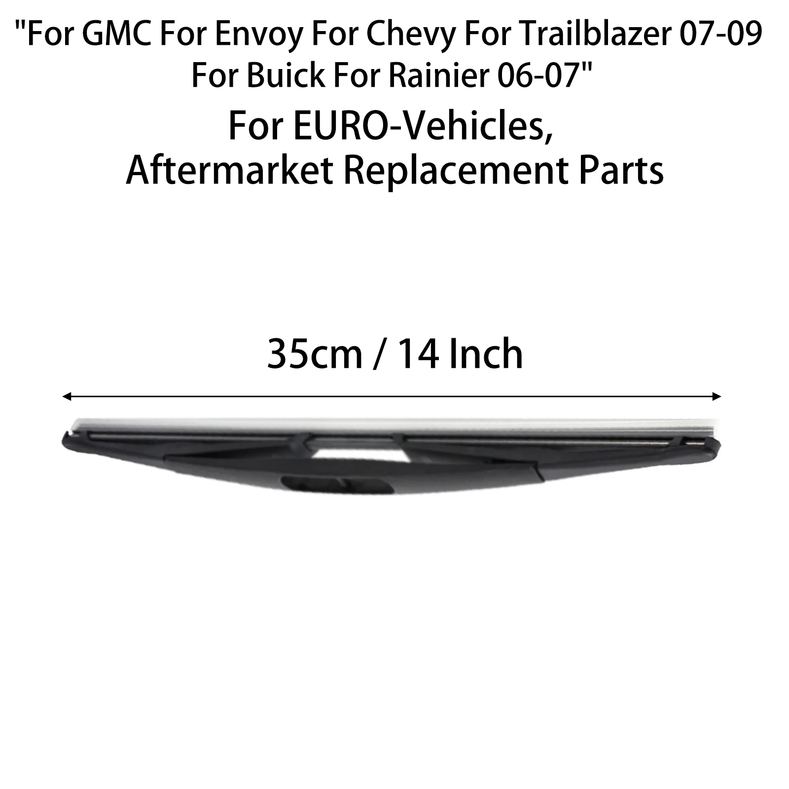 Achterruitenwisserarmblad voor Honda ODYSSEY 2011-2017 Vervanging OE 76720-TK8-A01 Alle seizoenen