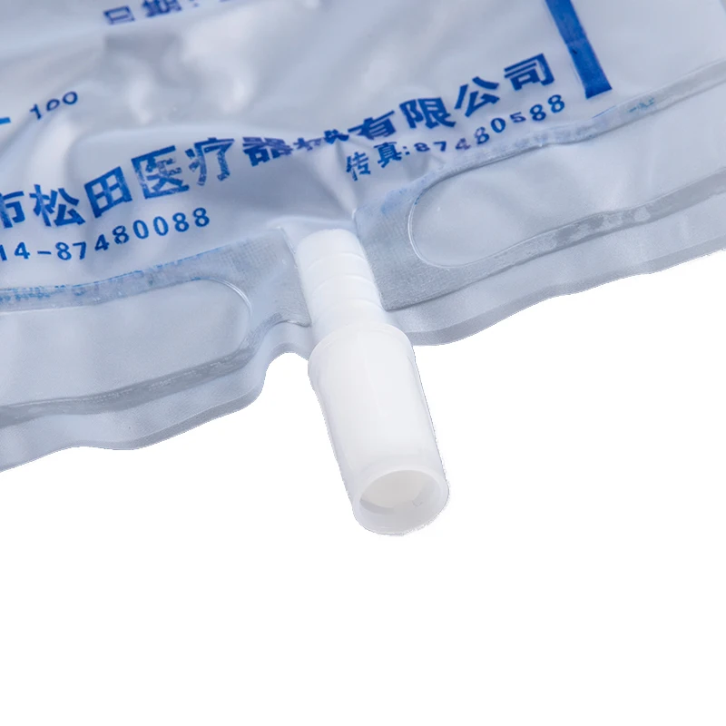 5Pcs Medical Latex Sleeve Type Urine Bag Male Drainage Catheter 1000ML For Elderly Bed Incontinence Patient Urine Collector