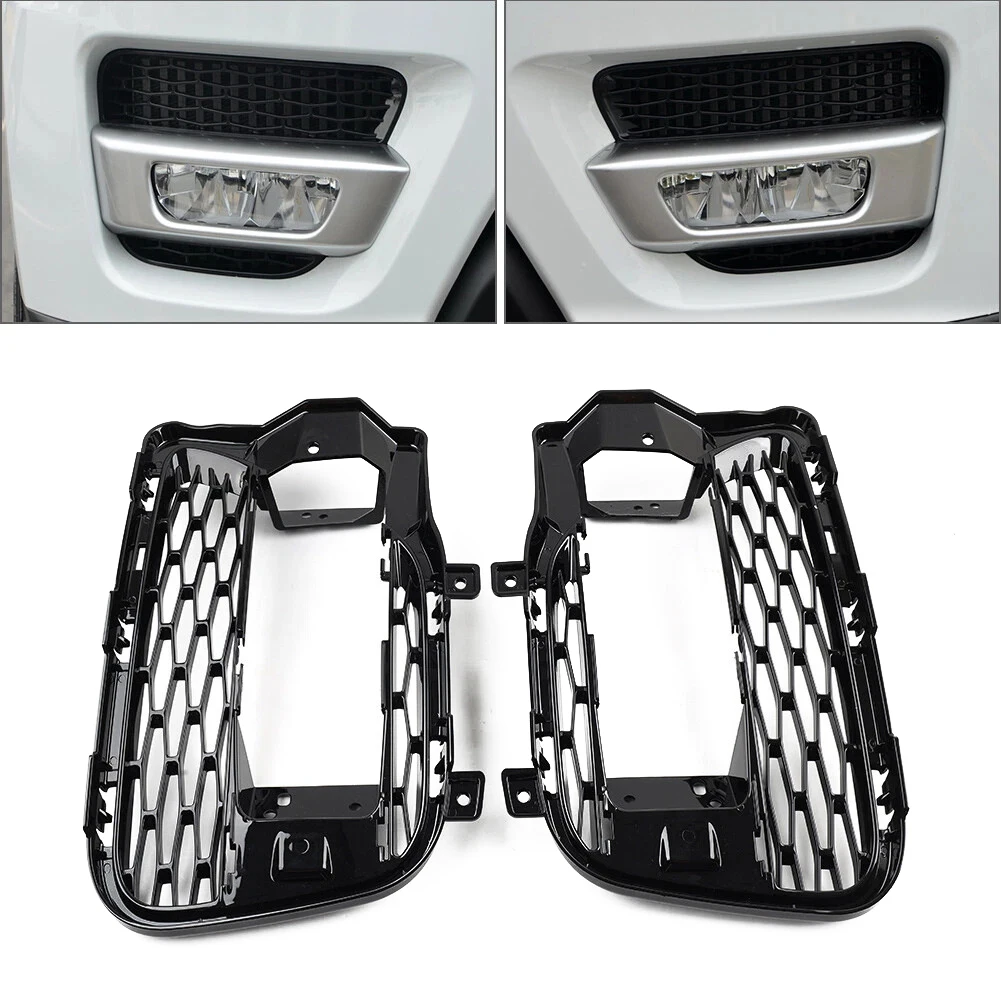 ABS Fog Lights Mesh Grille Cover for Land Rover For Range Rover Sport 2014 2017 Custom Fit for Enhanced Protection and Style