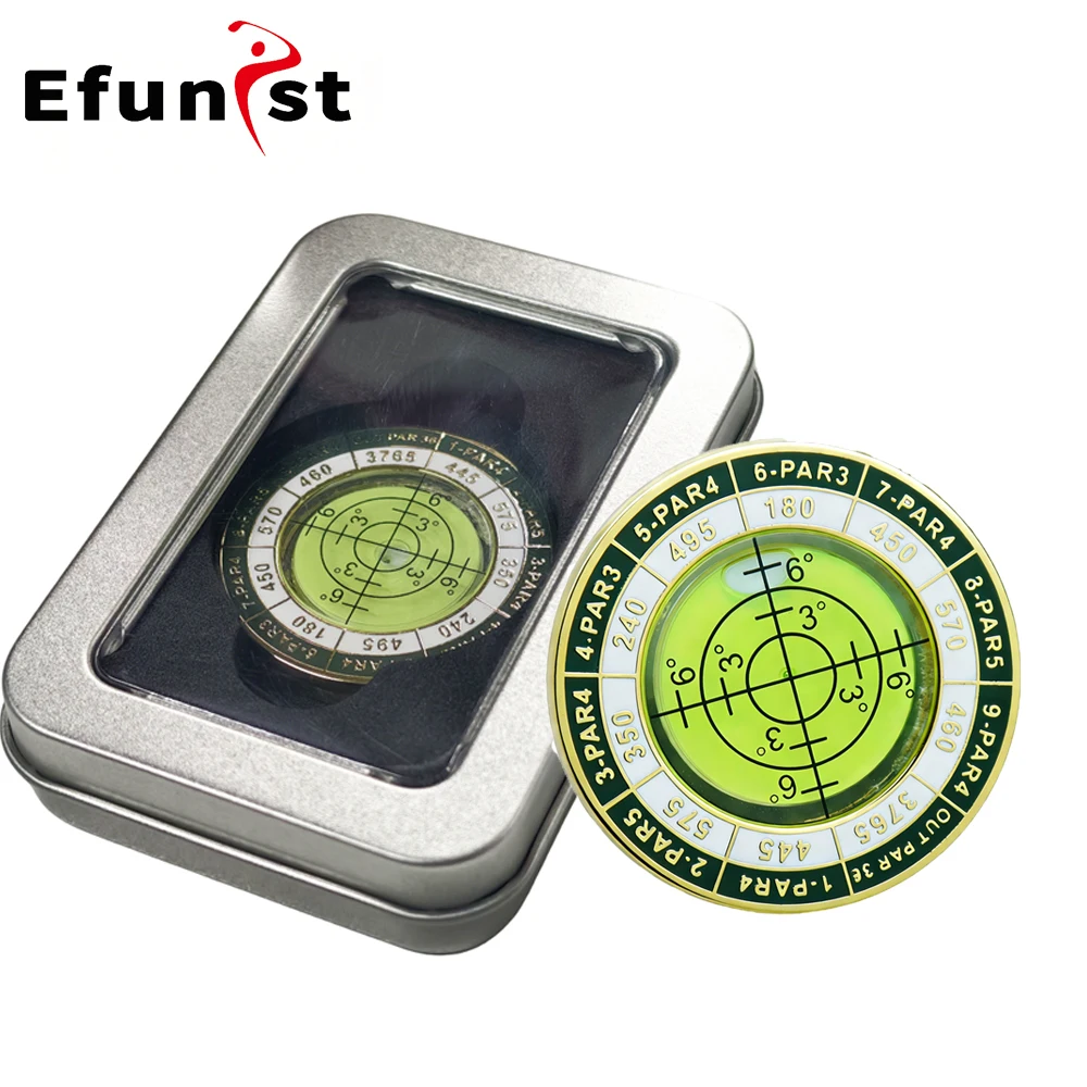 Golf Equipment Clearance - Golf Double-Sided Level Marker with Tin