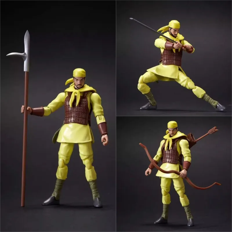 Model lalki w skali 1/18 z chińskich postaci z czasów Trzech Królestw: Zhao Yun, Gong Sun Zan, pasujący do figurek akcji 3,75 cala, jako ozdoba.