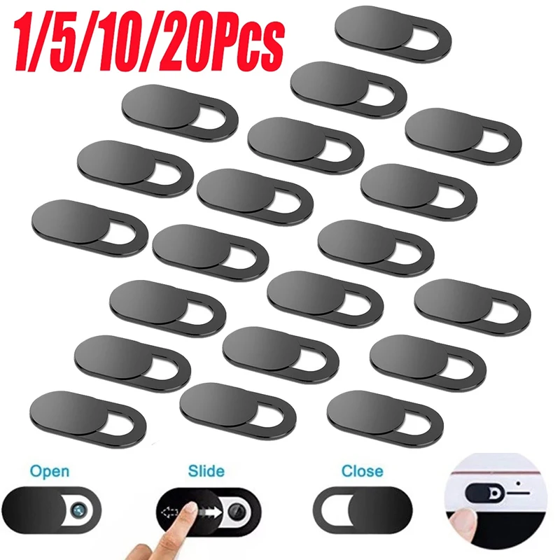 1/5/10/20Pcs Laptop Webcam Cover Webcam Universal Phone Antispy Camera Cover For iPad Web PC Macbook Tablet lens Privacy Sticker