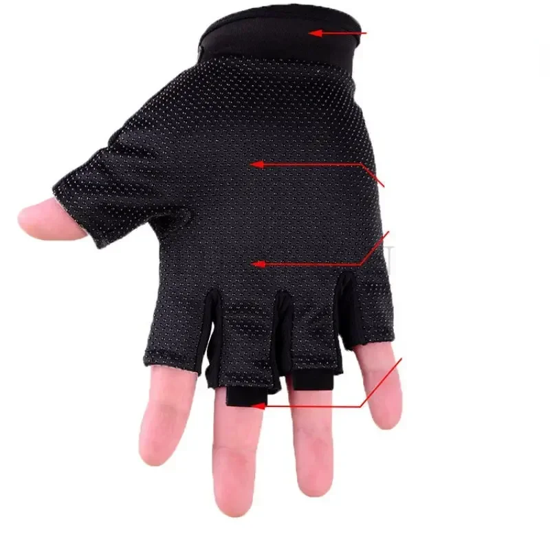 Army Shooting Fingerless Gloves Half Finger Men Tactical Gloves Anti-Slip Outdoor Sports Bicycle Gloves Riding Gloves