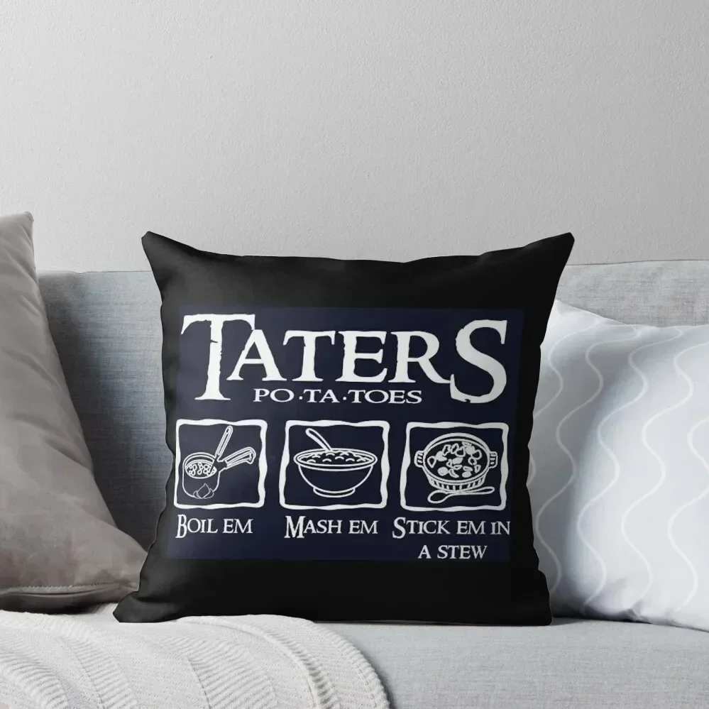 Taters Potatoes Throw Pillow christmas ornaments 2025 Christmas Cushion For Home pillow