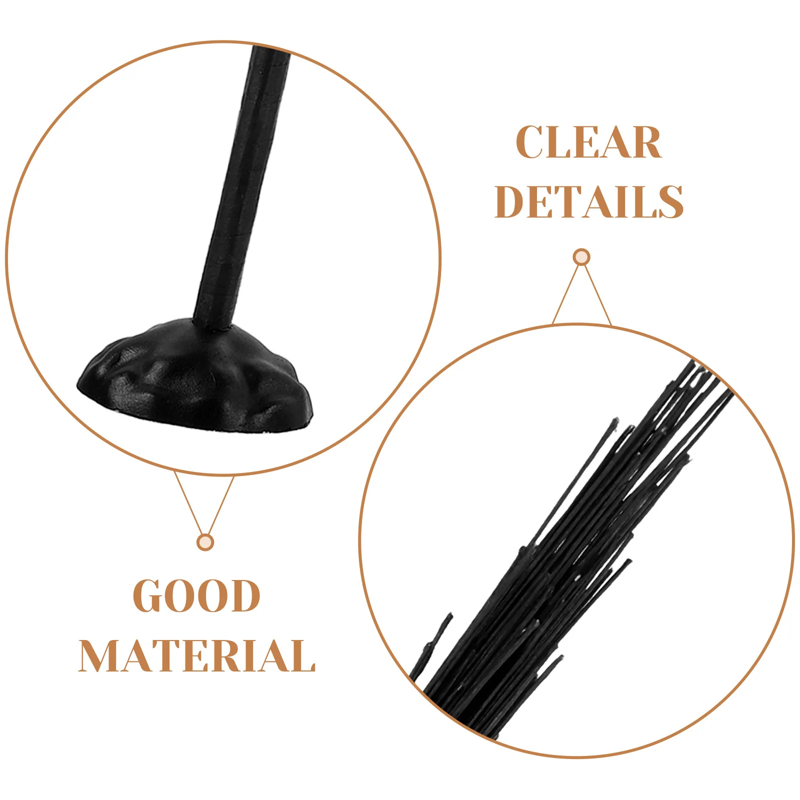 

3Pcs DIY Bare Branch Iron Wire Tree Autumn Desktop Decor Artificial Stable Base Home Office Table Ornament Dead Tree