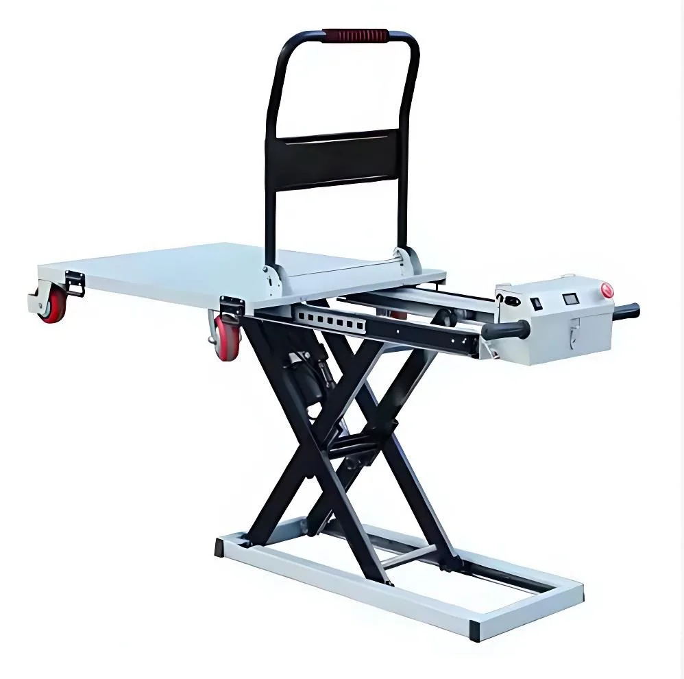 Multifunctional Electric Lifting Scissor Lift Hydraulic Cargo Trolley Portable Vehicle-mounted Folding Flatbed Truck