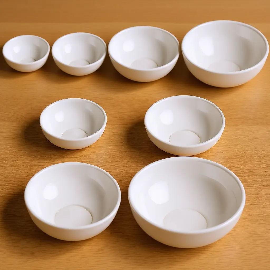 

8Pcs Scratch Resistant Acrylic Essential Oil Bowl Set Non Toxic Odorless Transparent for Aromatherapy Beauty Therapy Use