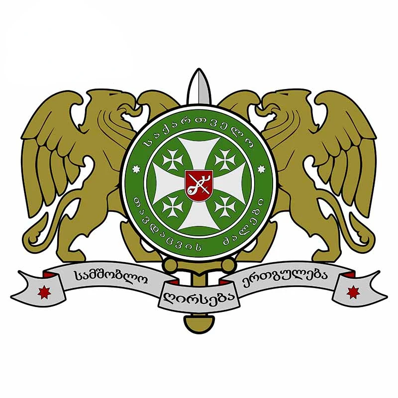 

Defense Forces of Georgia Vinyl Car Sticker Auto Motorcycle Decal Window Car Bumper Decoration