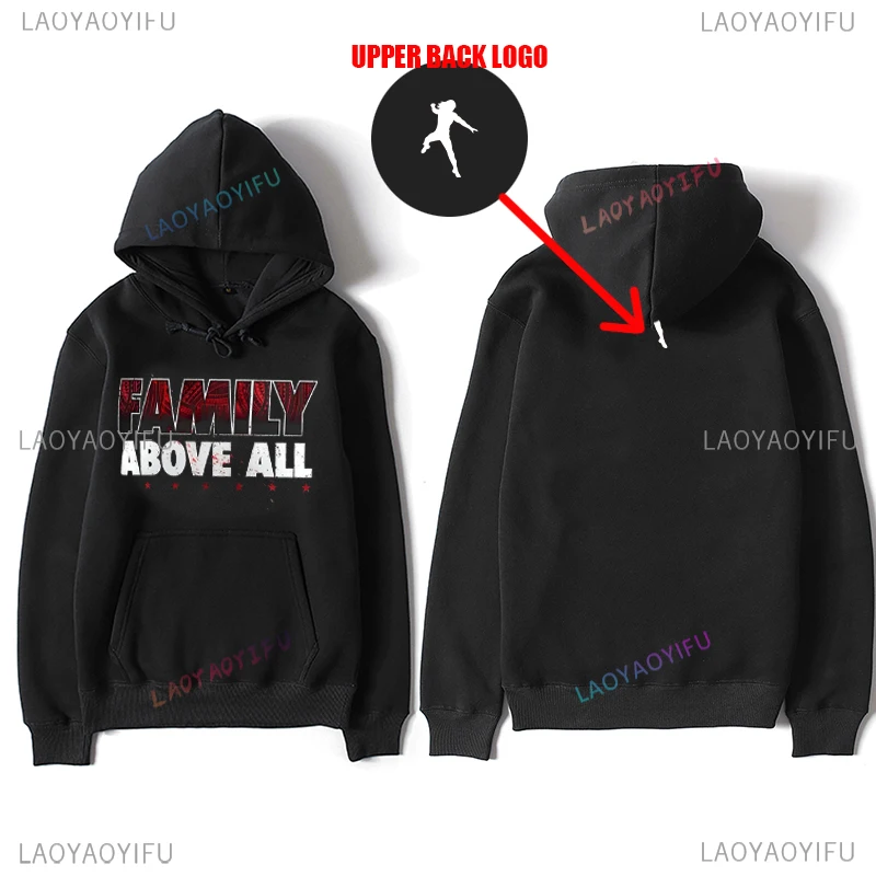 Men's hoodie Family above all letter printed sports hoodie thin men's gift casual pullover hoodie