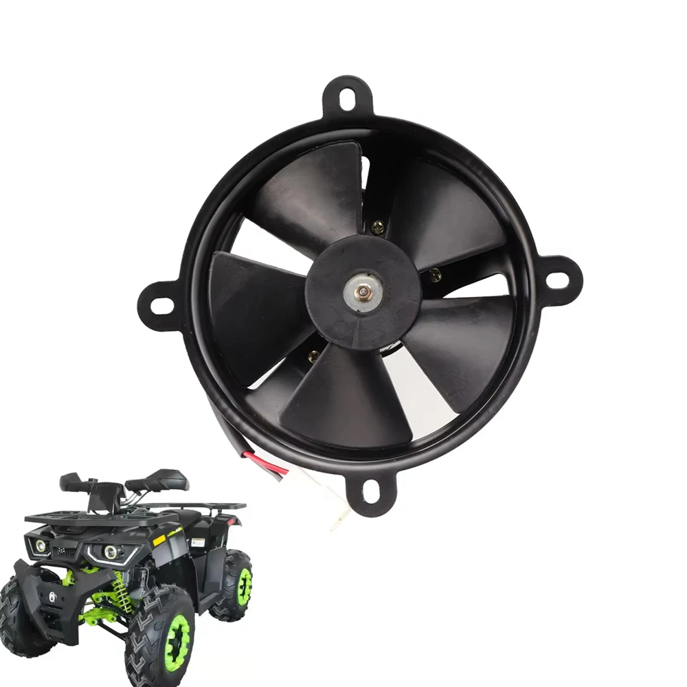 

12V Radiator Cooling Fan Replacement For 200cc 250cc Taotao Sunl Coolster Roketa Water cooled ATV Quad Go kart Motorcycle Parts