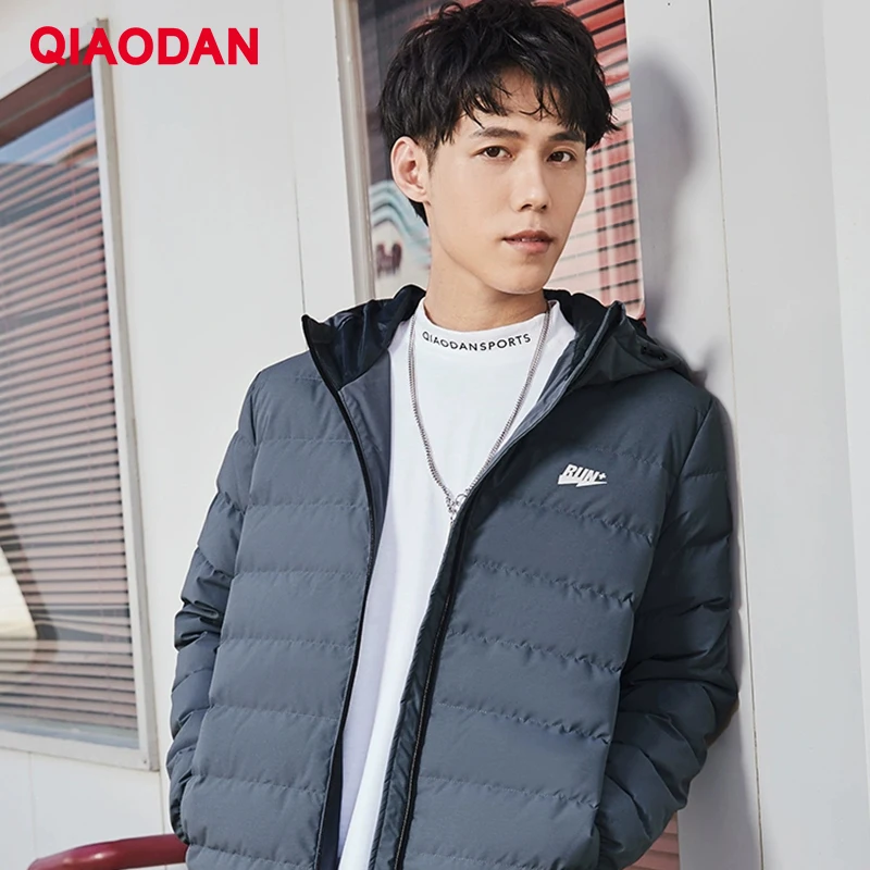 QIAODAN – doudoune de Sport pour homme, manteau épais, résistant au vent, chaud, léger, décontracté, à la mode, nouvelle collection hiver 2023