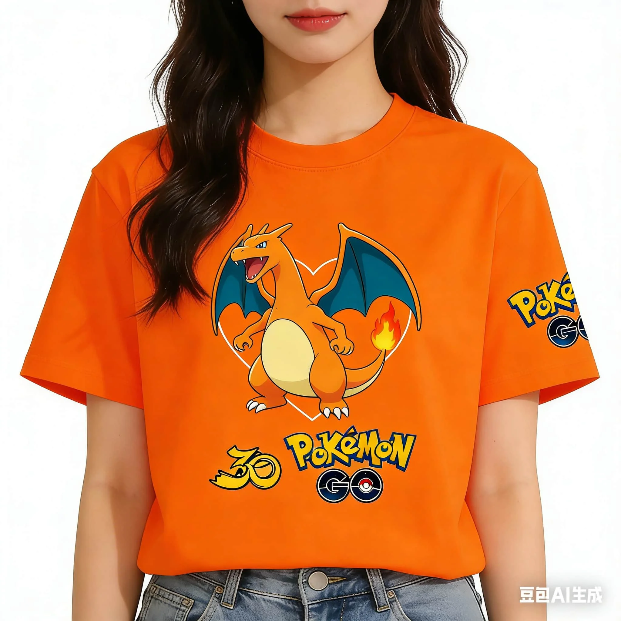 

Anime Pokémon Pikachu Printed Family Matching T-shirt for Men and Women Spring/Summer New Collection Fashion Short Sleeved Shirt