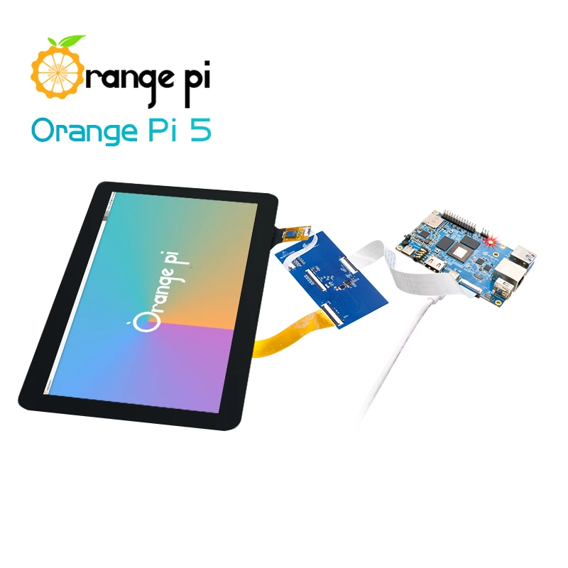 Imagem -02 - Orange pi 10.1 Polegada Lcd Touch Screen Painel Tft Adequado para Orange pi 5b Plus Boards