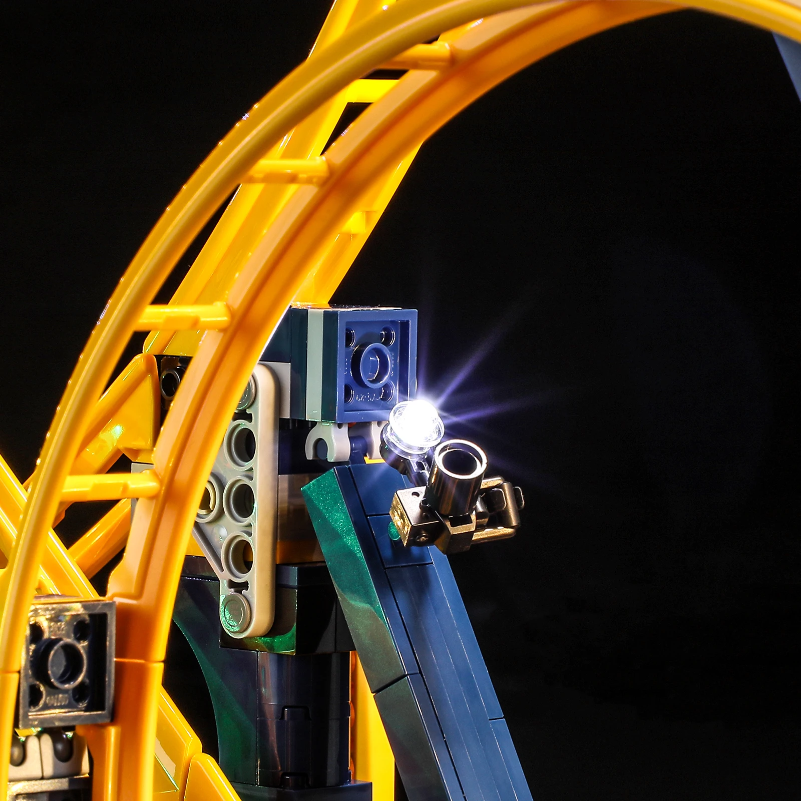 LED Light Kit for 10303 Loop Coaster Building Blocks Light Toy Set (NO Blocks Only LED Light) Bricks Toys for Children To Gift