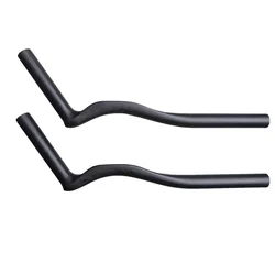 No Logo Full Carbon Handlebar Road Race Rest Handlebar TT Bar Triathlon Bar 22.2/31.8mm Time Trial Handles Only Bar