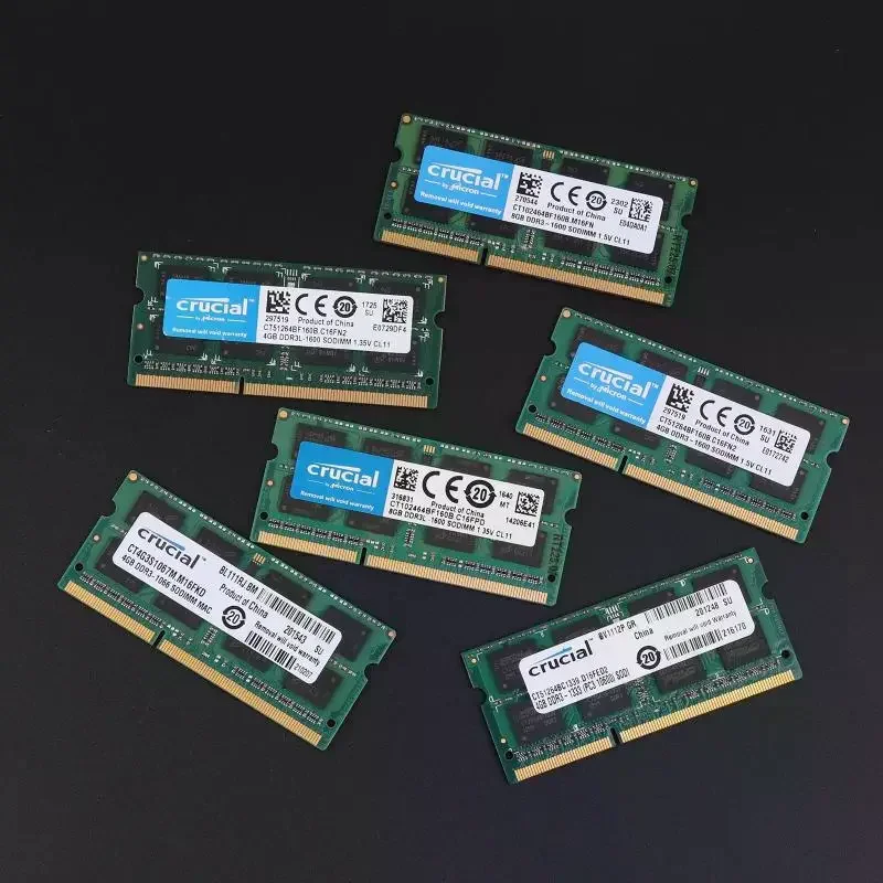 

1Pcs DDR3 1066 1333 1600 4GB/8GB Laptop Memory, Suitable for Crucial Replacement