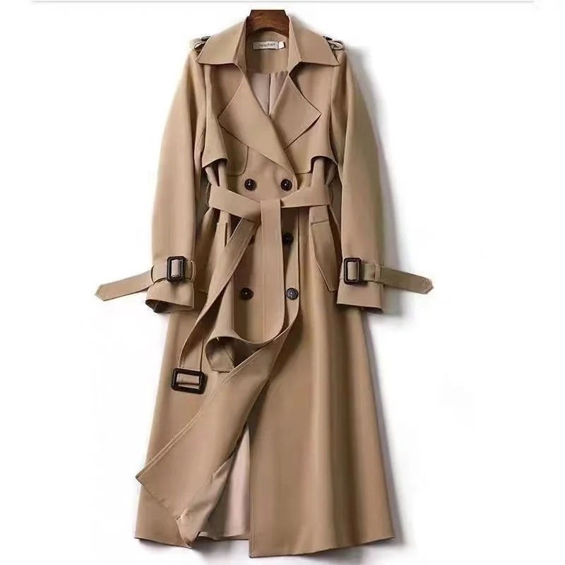 

Maternity Long Trench Coat Autumn Winter Casual Loose Women Long Sleeve Windbreaker Outerwear Plus Size Clothes