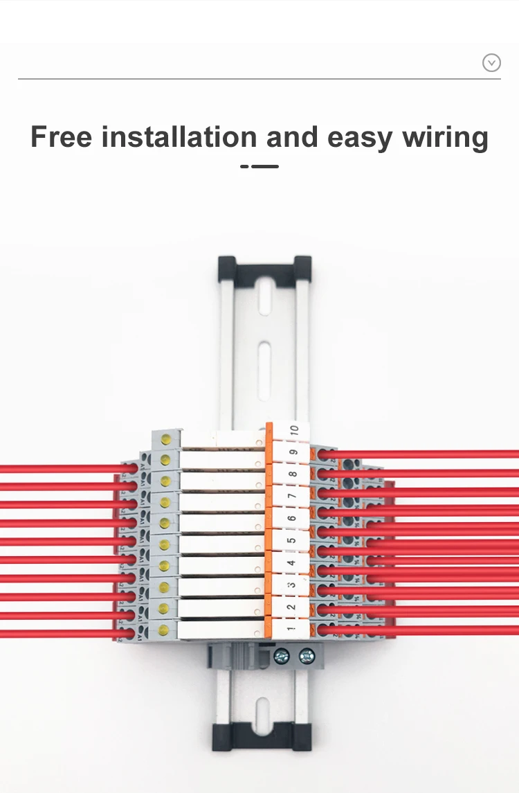 5 Stück HF41F Relaismodul Slim Terminals 24 V 12 V mit LED Push-in Typ Schraubenlose Steckerhalterung auf DIN-Schienenklemmenblock BPT 1,5 – Detail 21