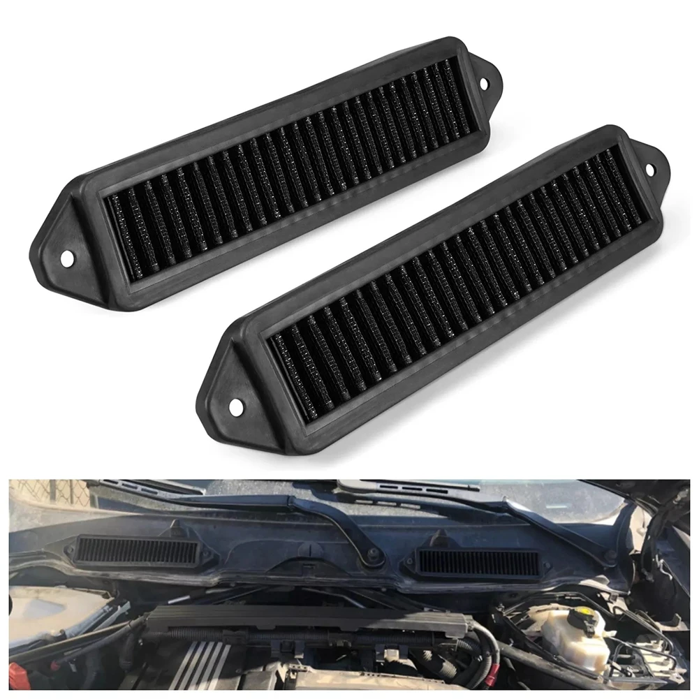 

Maintenance Access 26.6*6.3cm Cowl Filters Cleaning Convenience Effective Filtration Ride Comfort For BMW 1 Series