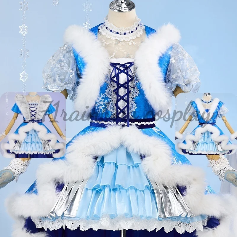 

LoveLive!Sunshine!! Aqours Christmas Concert Tsushima Yoshiko Takami Chika Mari Cosplay Costume Outfits Anime Dress Cosplay