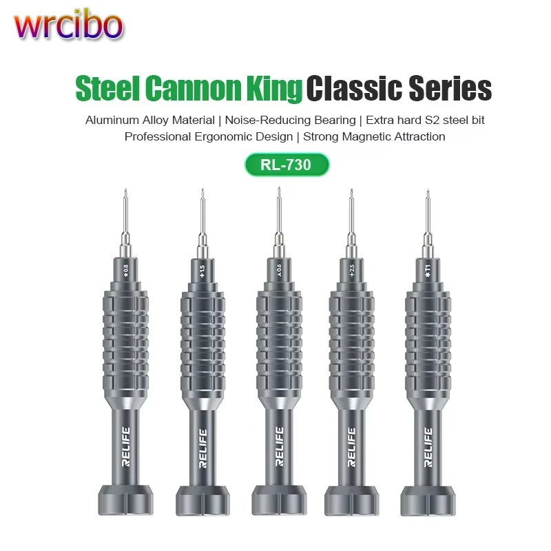RELIFE RL-730 zestaw wkrętaków ze stopu aluminium do telefonu komórkowego Tablet Laptop silne magnetyczne narzędzia do demontażu ekranu LCD