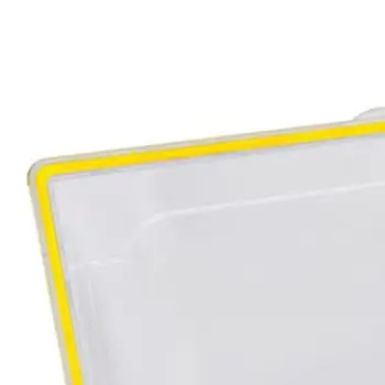 1pc Fishing Tackle Storage Box PP Single Layer Waterproof Bait Boxes With Pre-cut Dividers Fishing Lure Tool Accessories