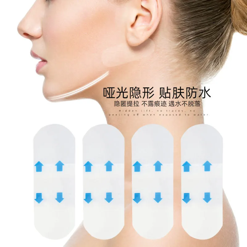 Invisible Face Lifter Tape Waterproof V Face Adhesive Tape Face Lift Tape Scotch  Lift Tools Anti-Wrinkle Facelifting Patch