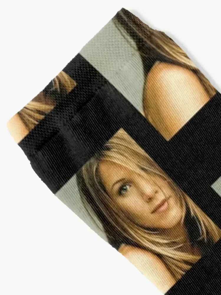 Jennifer Aniston Classic Tshirt T Shirt Socks custom christmass gift New year's FASHION Ladies Socks Men's