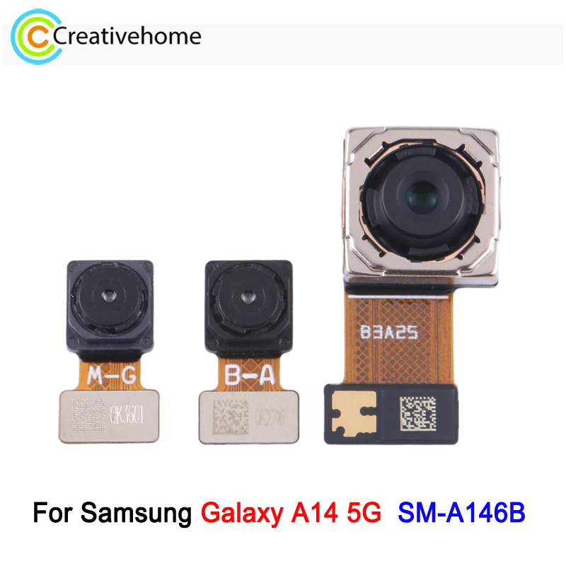 

Back Cameras For Samsung Galaxy A14 5G SM-A146B Phone Macro + Wide + Main Camera Repair Spare Part