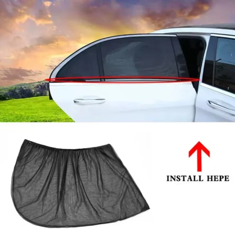 

Car Window Screen Door Covers UV Sunshine Cover Shade Mesh Sunscreen Mosquito Proof Breathable Mesh Cover Window Accessories