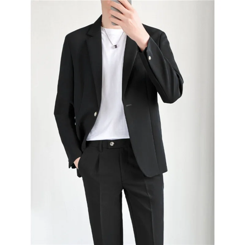 

(061) Casual fashion business formal wear spring and autumn suits for men and grooms