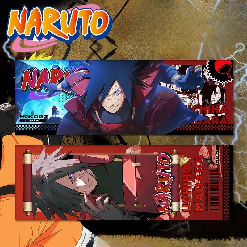 Naruto Uzumaki, Hatake Kakashi Uchiha Sasuke bilhete laser cartão flash impresso de alto valor cartão laser de alta definição de dupla face