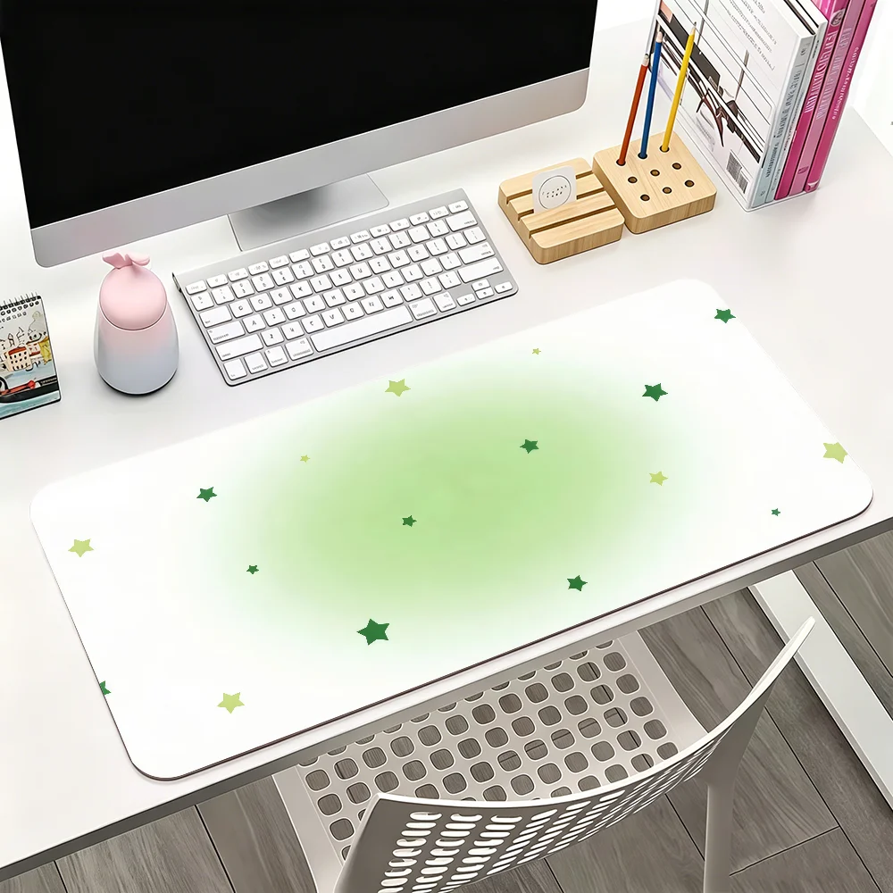 Gradient Stars Y2k Mouse Pad For Office Gaming And Keyboards Non-Slip Large Waterproof