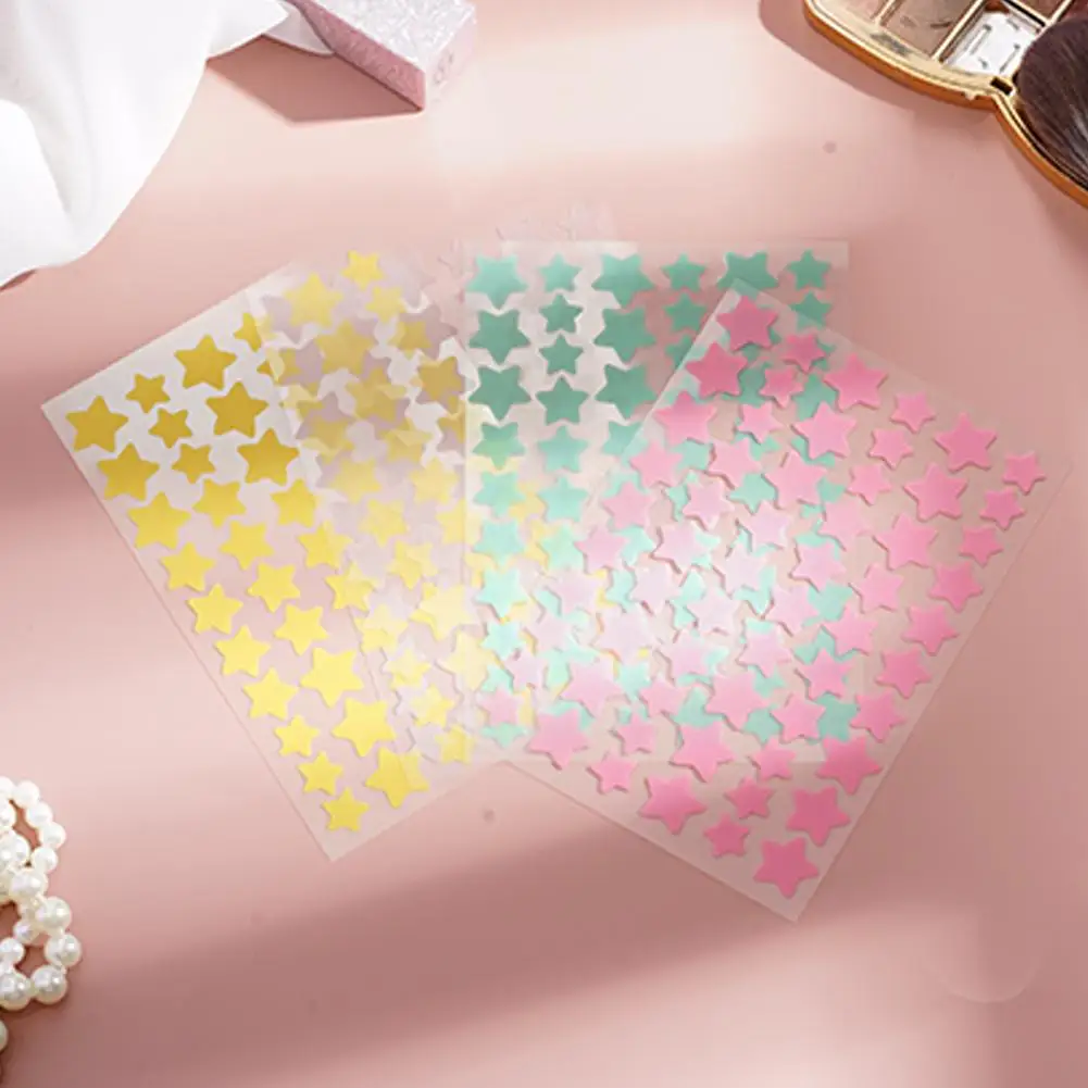 5pc Colorfu PE Patch per l'acne Patch idrocolloidali per l'acne Guarigione professionale Assorbente Adesivi per la rimozione delle macchie che coprono lo strumento per le imperfezioni