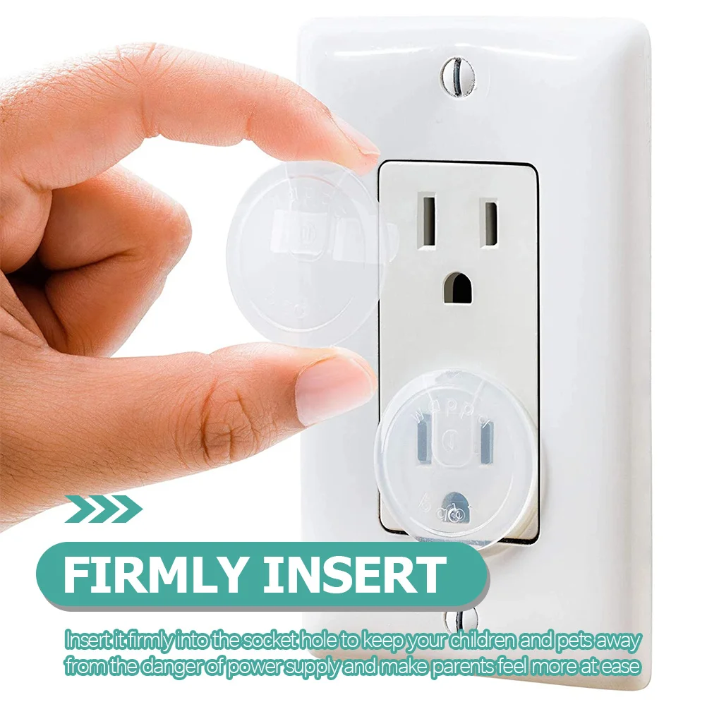 

30Pcs Baby Proofing Electrical Plug Covers Child Proof Socket Safety Outlet Covers Power Plug Protectors Safety Plugs