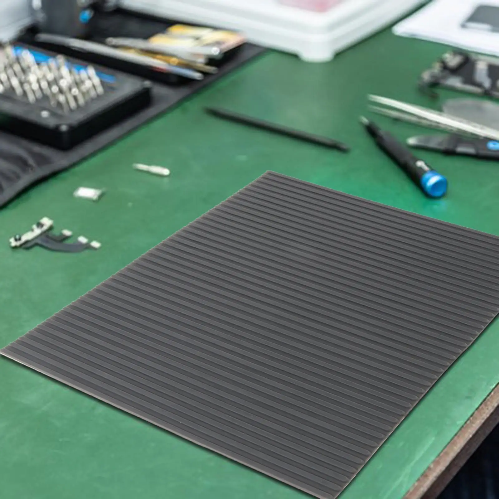 Silicone Work Bench Mat Work Mat Repair Mat Watch Repairing Soldering Mat Watch Repair Table Pad for Watchmakers Electronics