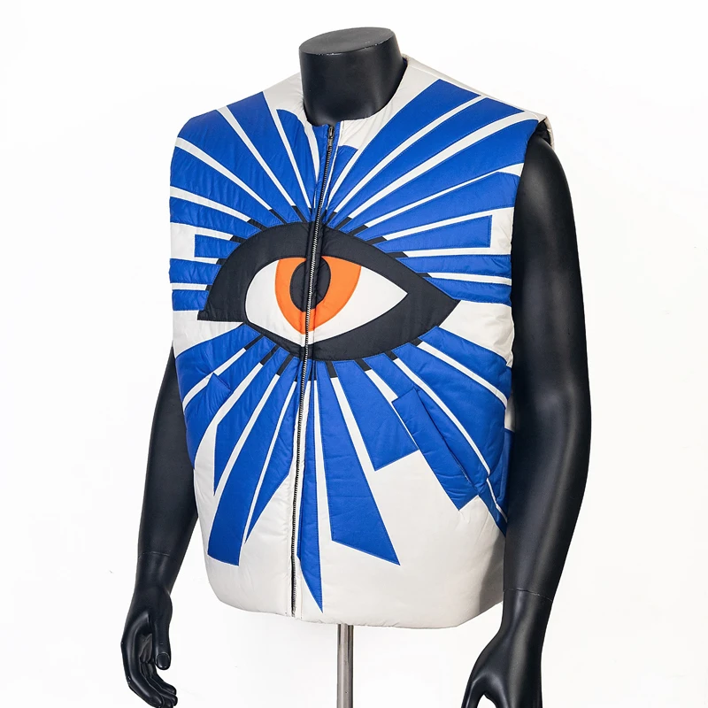 

Трендовый брендовый хлопковый жилет House of Errors, высококачественная уличная одежда, повседневные жилеты с вышивкой логотипа, куртка