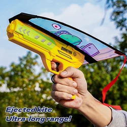Catapult Kite Launch Aircraft Gun Outdoor Toys Kite Launcher Long Distance Flight Parent-Child Interactive Toys Birthday Gift