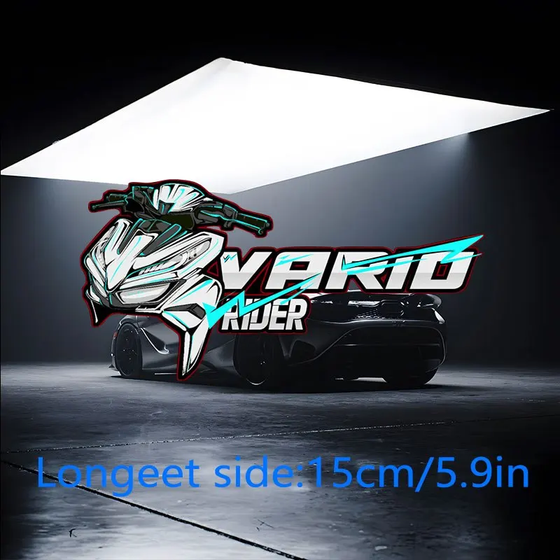 1 Buah Stiker Dekorasi Motor & Mobil Vario Rider (Futuristik) untuk Mobil, Laptop, Ponsel, Buat Kustomisasi