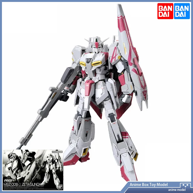 

Gundam BANDAI PB Limit RG 1/144 MSZ-006-3 Prototype ZETA Amro Color Matching Assembly Model Action Toy Figures Christmas Gifts