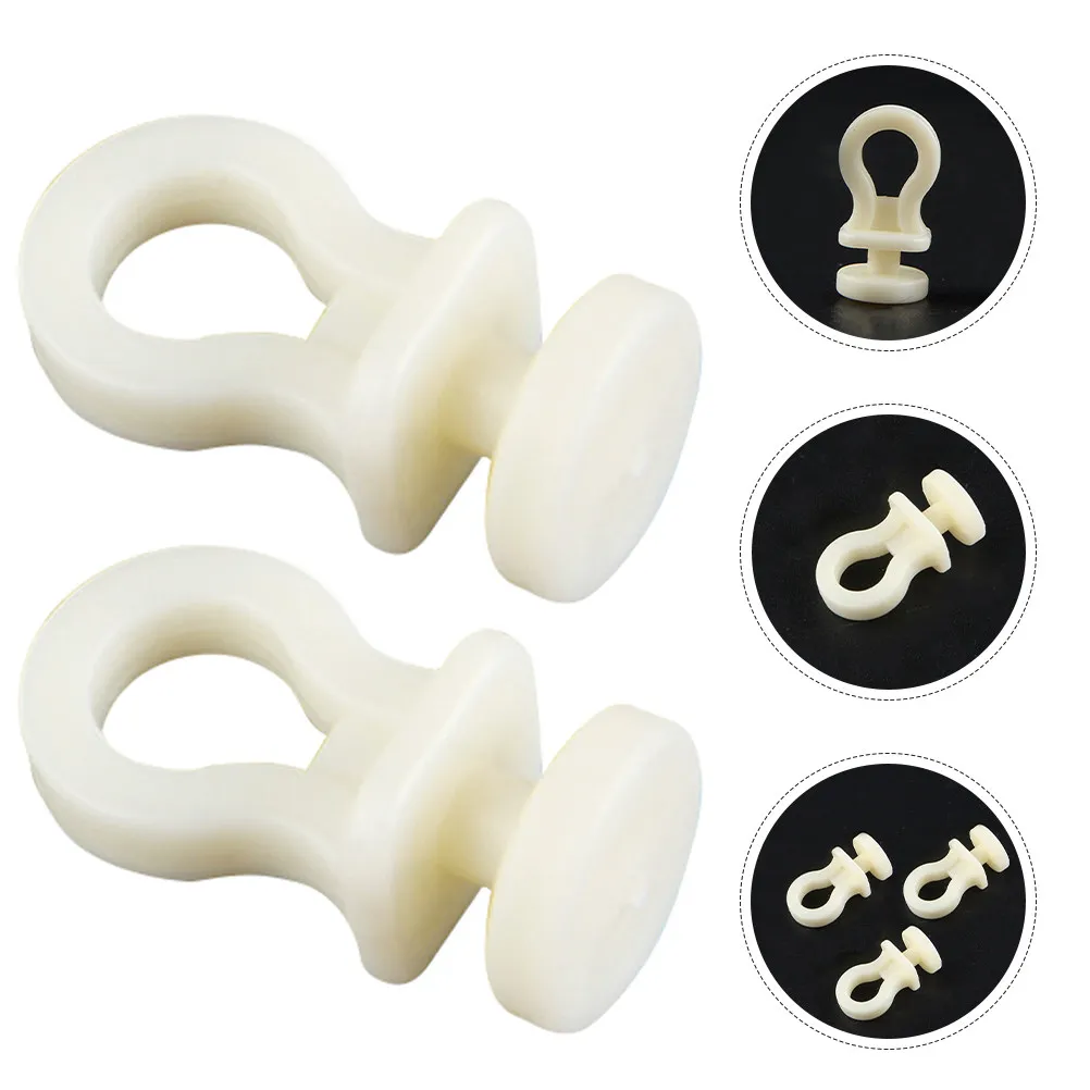 

50 шт. бесшумных нано-роликов для штор, сверхпрочные пластиковые ролики для карнизов, плавное движение, для спальни и гостиной