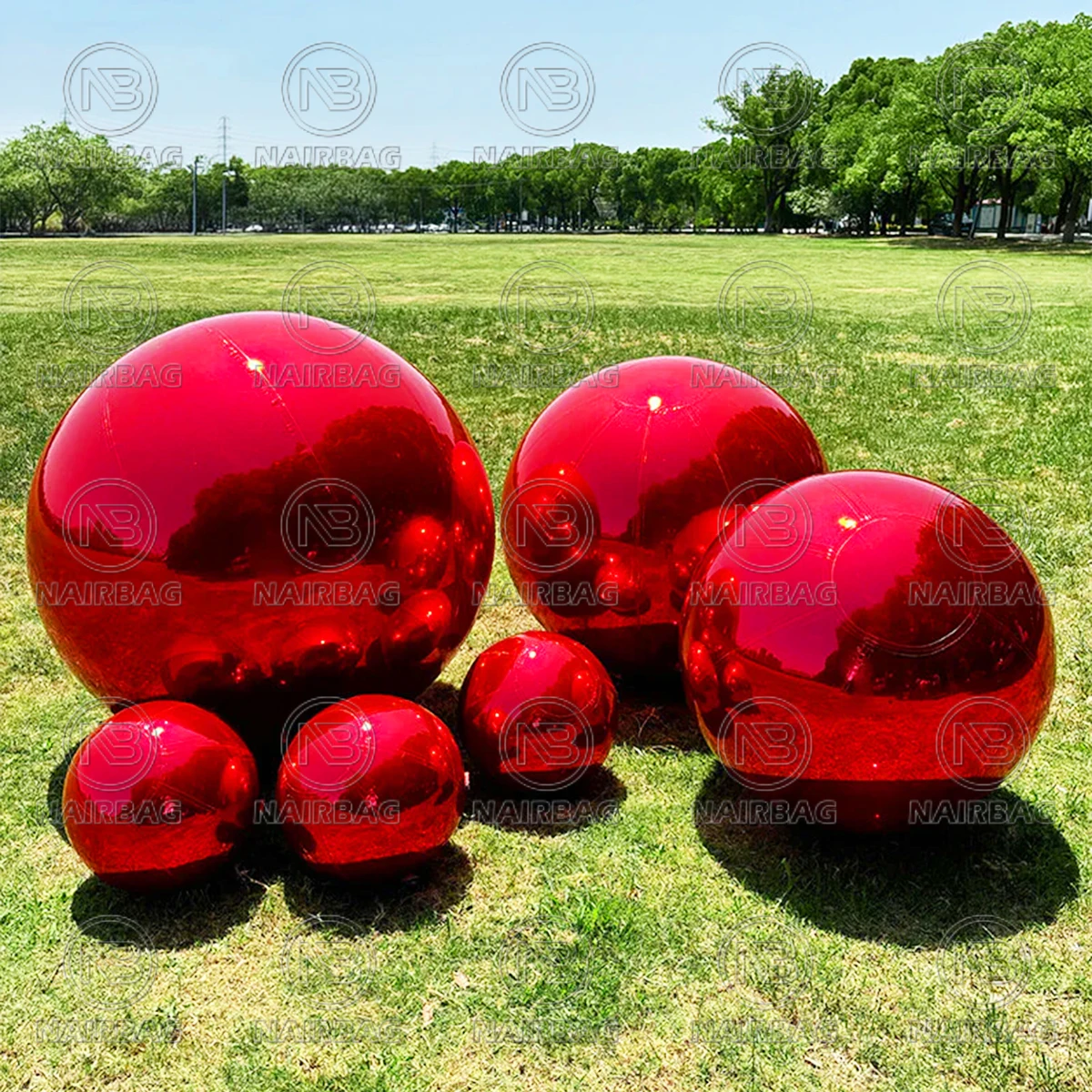 Red Inflatable Mirr… - image